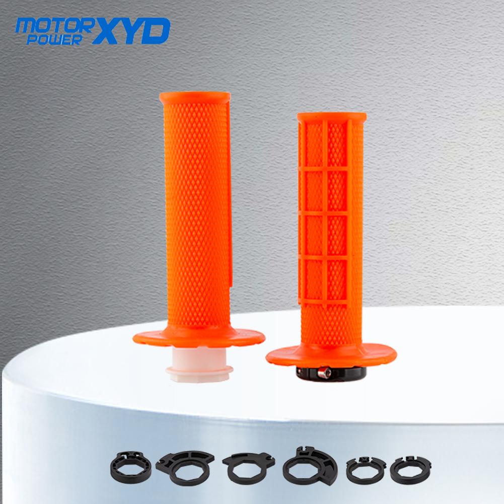 Motorcycle Grips 7/8" 22mm Hand Grip W/ The Snap-on Cam Lock-on Grips Dirt Bike Handlebar For KTM 125-500 SX SXF EXC EXCF XC XCF