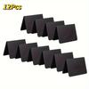 12Pcs/Pack Mini Chalkboards Rectangular Blackboard Double Sided Chalkboards Wedding Birthday Party Home Decor Sign Message Board