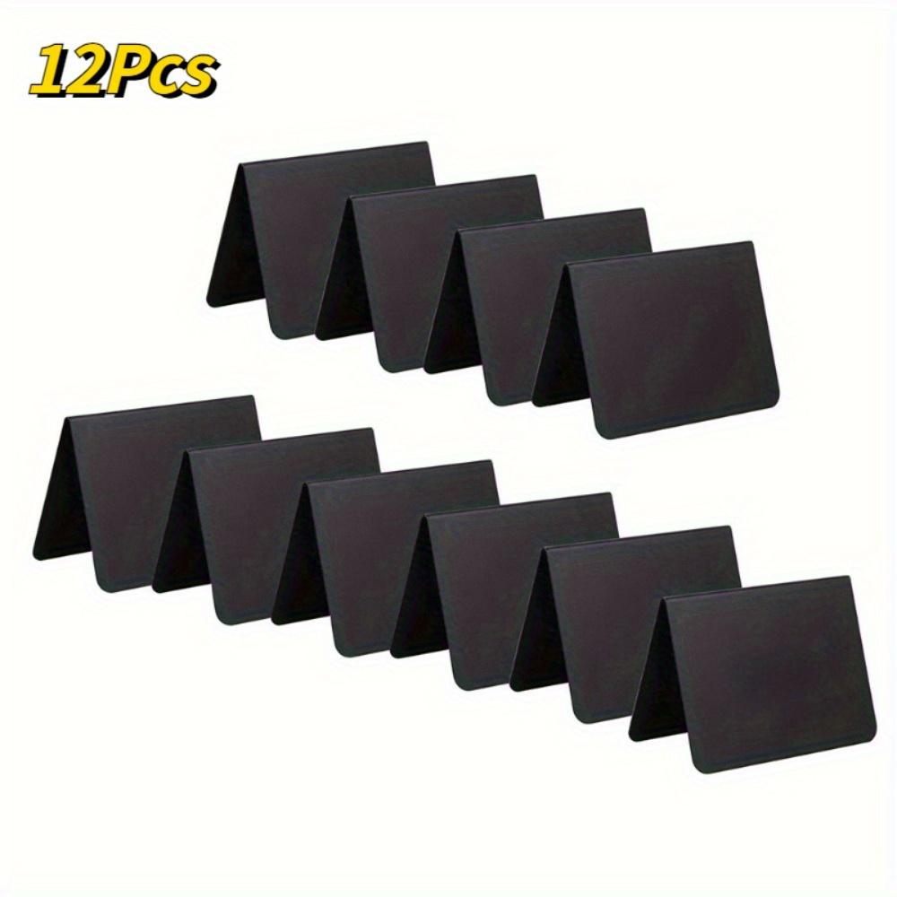 

12 шт./упак. Мини-доски для письма мелом прямоугольные двухсторонние доски для письма мелом свадьба день рождения вечеринка домашний декор знак доска для сообщений 12Pcs