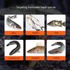 Treble Hook Floating Tractors Propellers 360° Rotate Fake Baits Professional Lure Bait  Blackfish