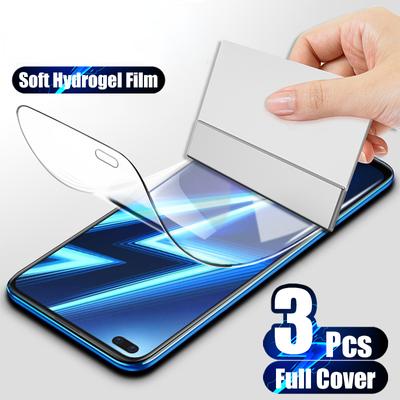 3 יחידות סרט הידרוג'ל עבור Realme 10 GT NEO 3 2 5 8i 8 7 6 9 Pro Plus מגן מסך Narzo 30 X2 X50 Pro XT C3 C11 C15 לא זכוכית
