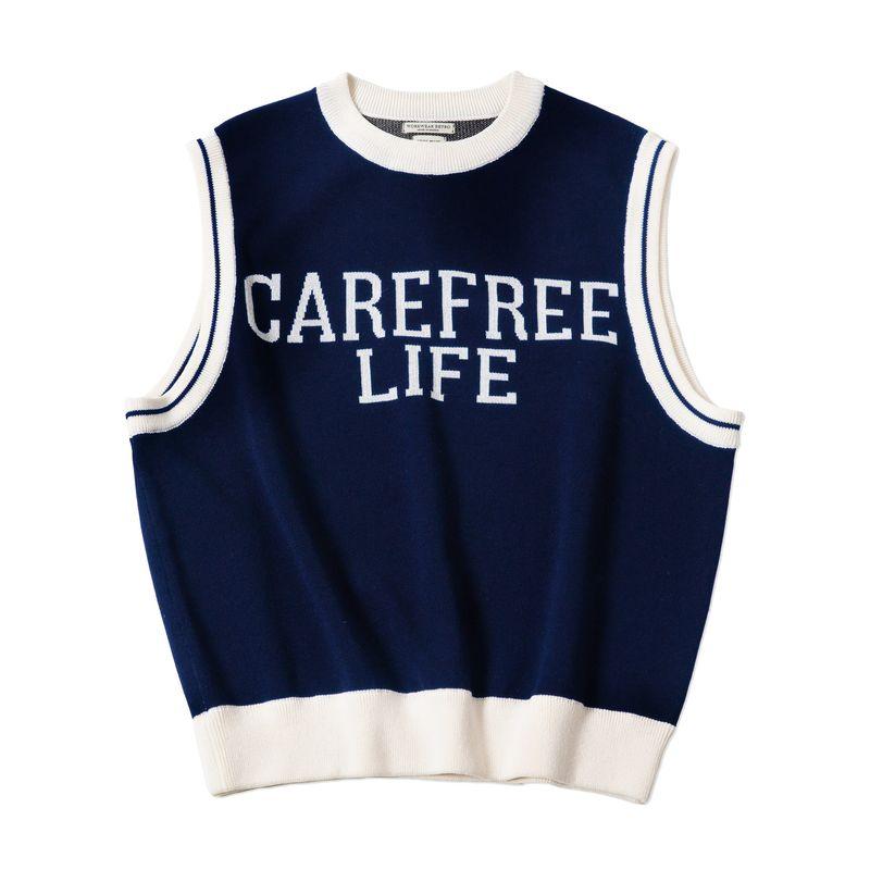 Madden American Casual Letters Preppy Style Pullover Parka