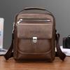WEIXIER Men's Leather Crossbody Shoulder Bag  Classic Messenger Bag Waterproof Briefcase Satchel Travel Bag