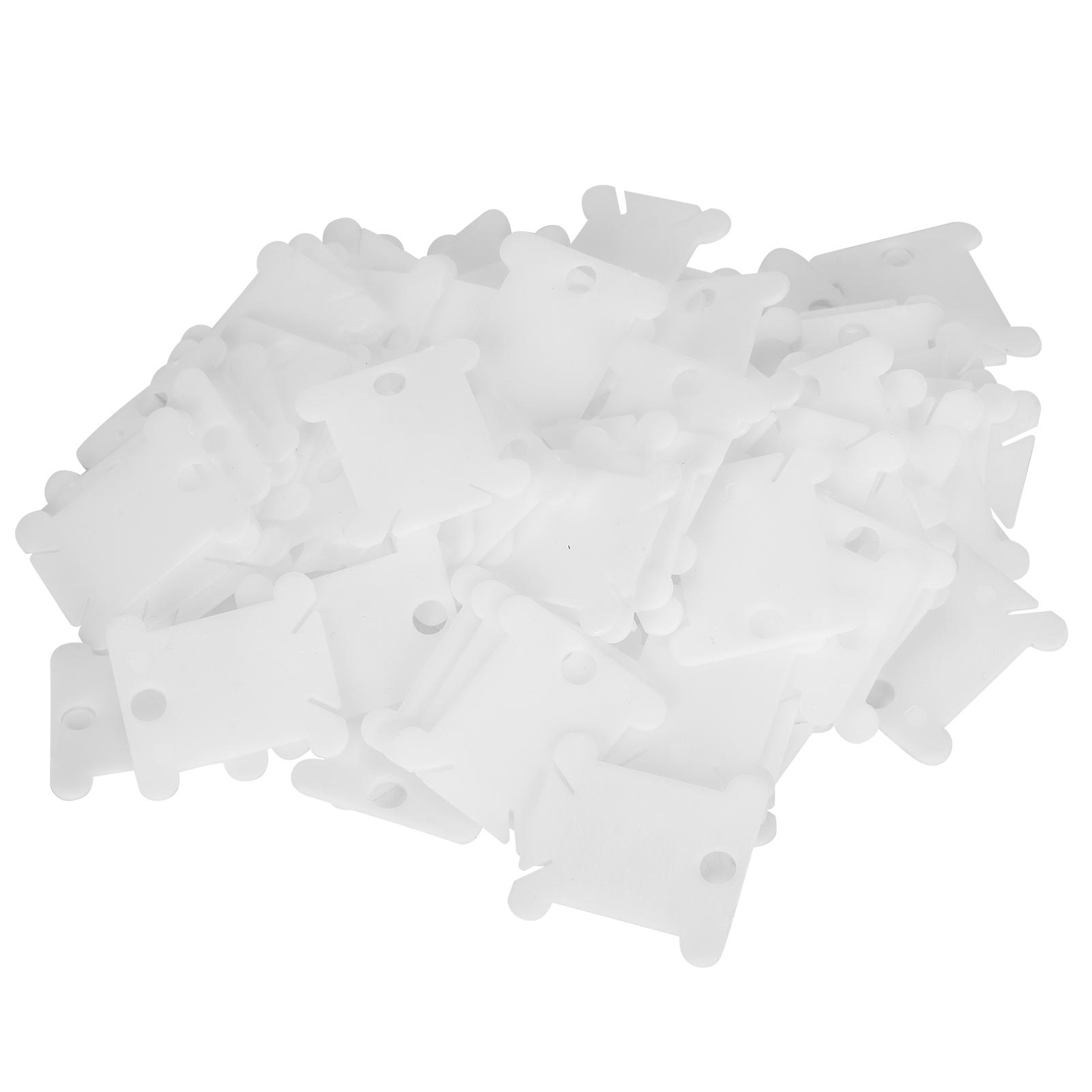 

100 шт. Пластикова бобінотримач для ниток для вишивання хрестиком, дошка для намотування ниток для шиття та вишивання