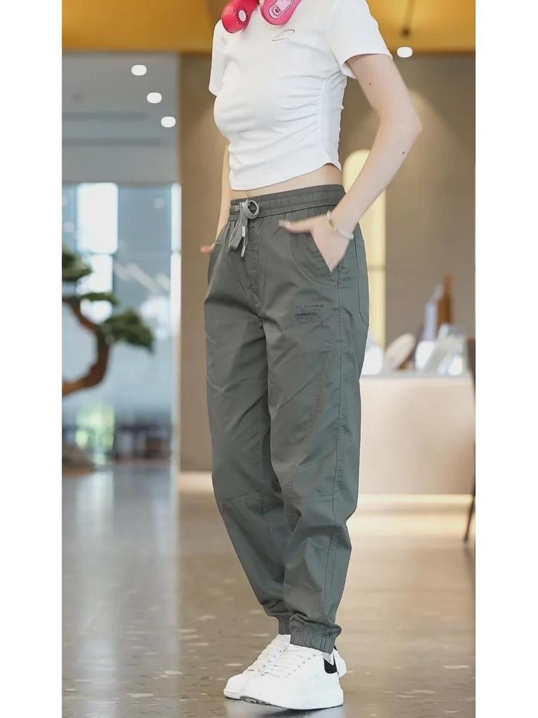 2024 Spring/Summer Men's Trendy Cropped Joggers: Casual, Sporty, Versatile Pants