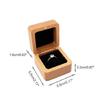 Portable Jewelry for Case Engagement Ring Box Handmade Antique Ring for Case Rin