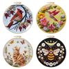 Animal Stamped Cross Stitch Embroidery Kits with Hoop Cloth Color Thread