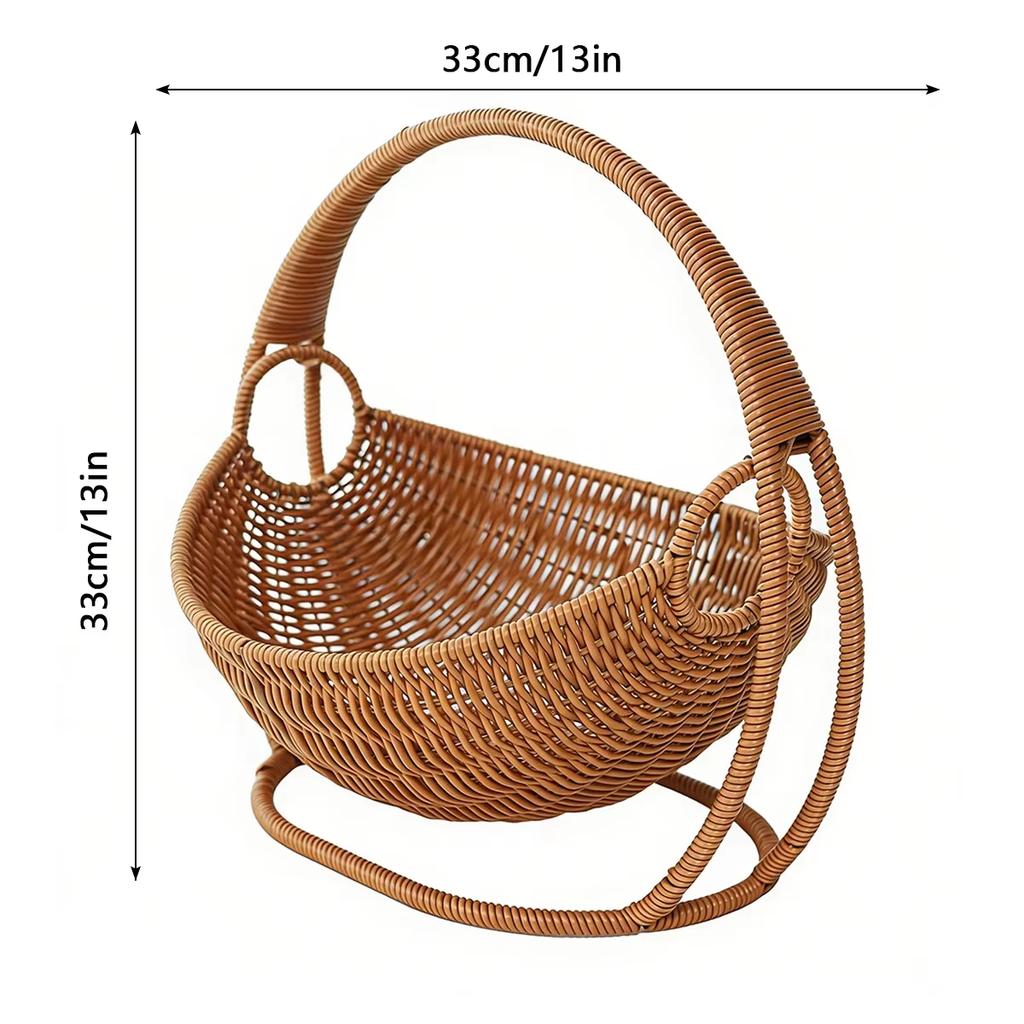 Faux Woven Cat Bed Semi Enclosed Cat Cave Bed Waterproof Indoor Cat House Basket Style Pet Bed for Cats