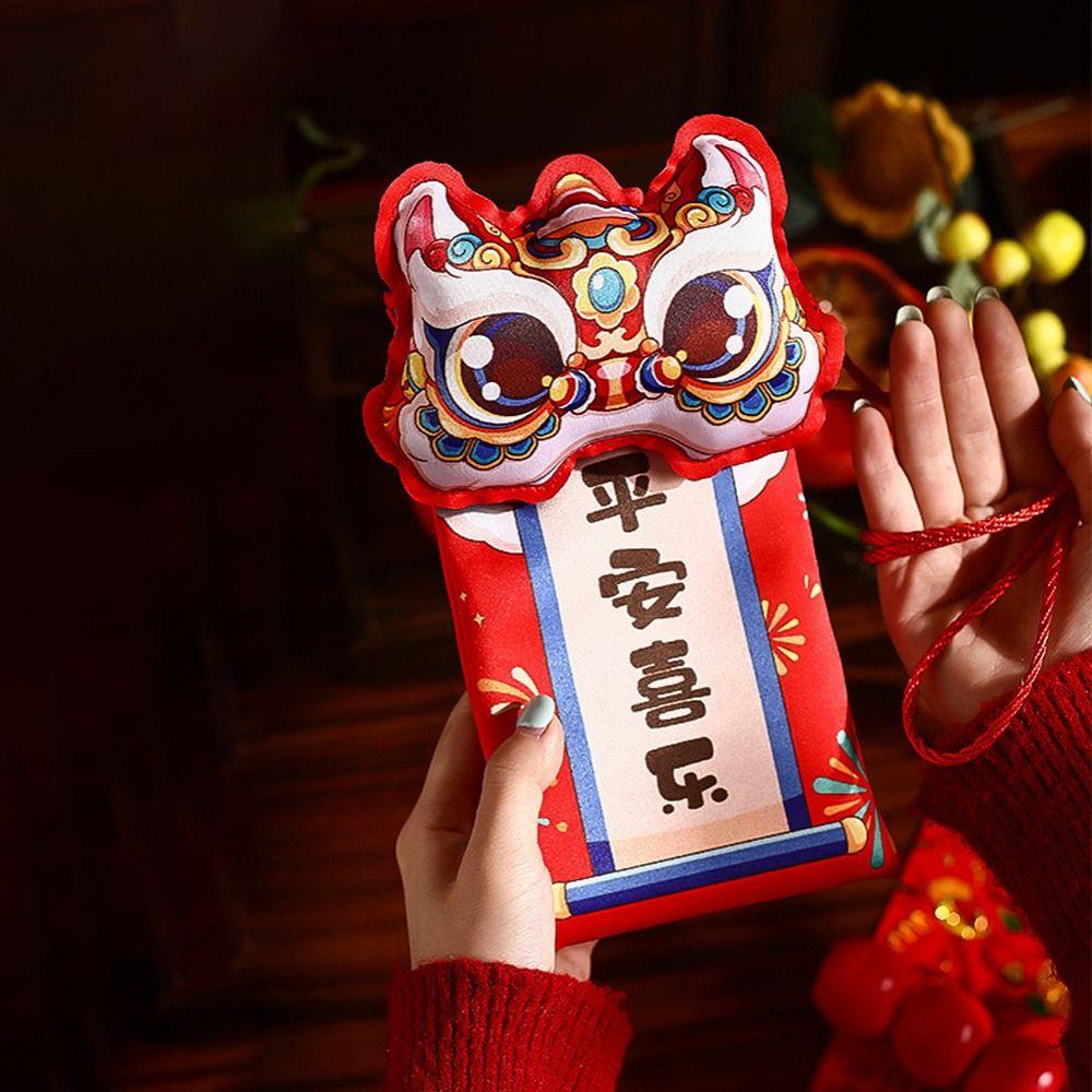 Crossbody Bag 2025 Red Envelope Chinese Year Lucky Money Wallet  Spring Festival Supplies
