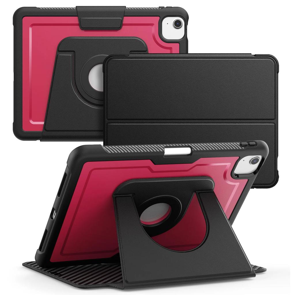 360 Rotating Magnetic Case for iPad Pro 11 Air11 M3 M2 11 Inch Air5 Air4 10 9 Inch PU Leather Stand Cover with Adsorption