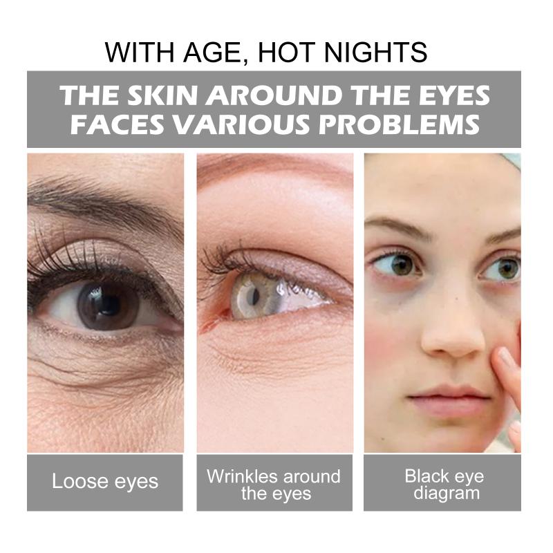 Ouhoe Moisturizing Firming Hydrating Eye Cream Anti Wrinkle Fade Dark Circles Care Eye Cream Reduce Eye Bags Puffiness