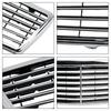 Chrome Front Bumper Grill Grille Fit Mercedes Benz S-Class W140 1992-1998