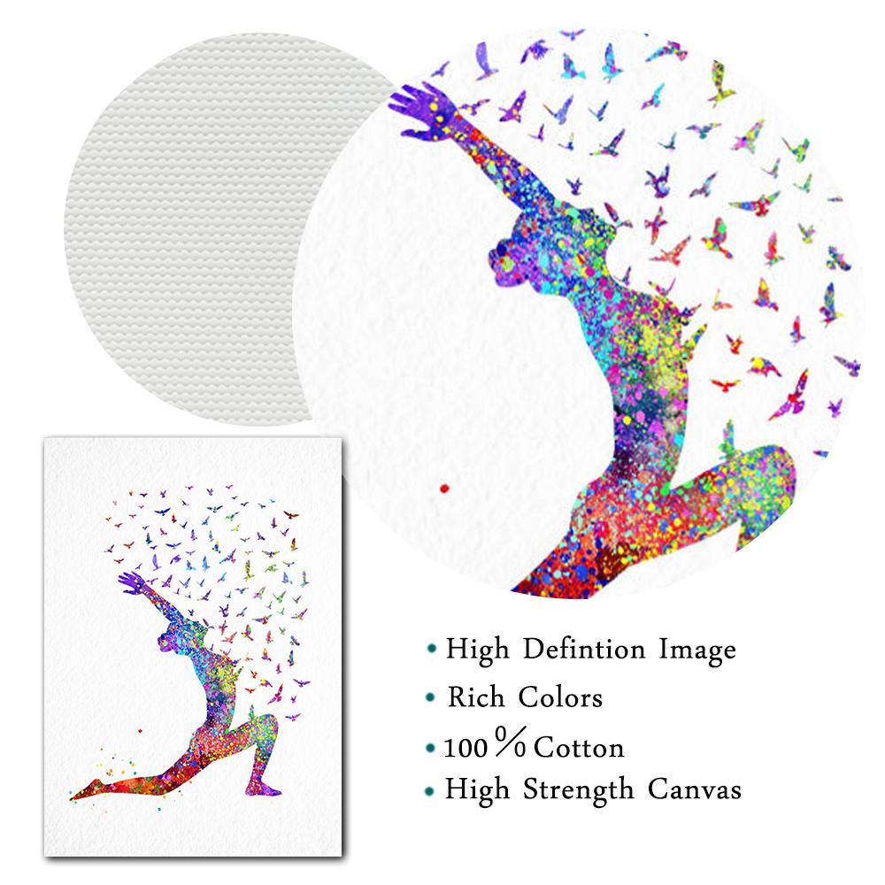 Meditasjon Lerret Maleri Abstrakt Buddha Yoga Kunst Motiverende sitat Plakat Buddhisme Print Plakat For Stue Hjem Innredning