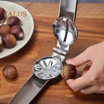 Nerezový nůž na kaštany Bezpečnostní design Otvírák na kaštany Praktické nástroje na loupání Kaštanová spona na ořechy