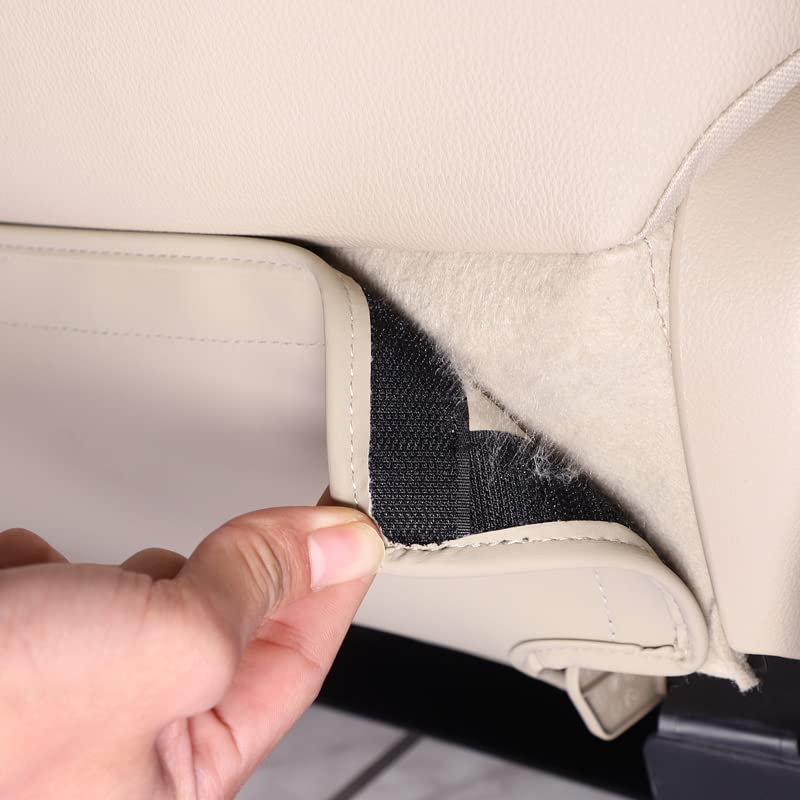 METYOUCAR Kick Guard Seat Back Mats for the New Toyota Sienna Lower Kick Guards for Driver and Passenger Faux Leather Protective Mats and Easy to