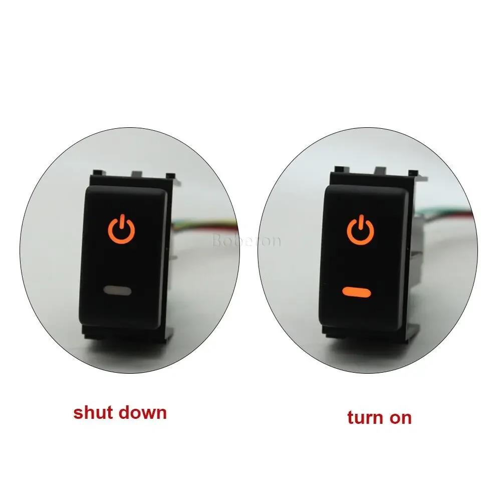 Auto LED Light ABS OFF Switch Fan Front Fog Trunk Button With Wire For Nissan TIIDA Patrol Y62 Altima X-TRAIL Qhashqai 2008-2015