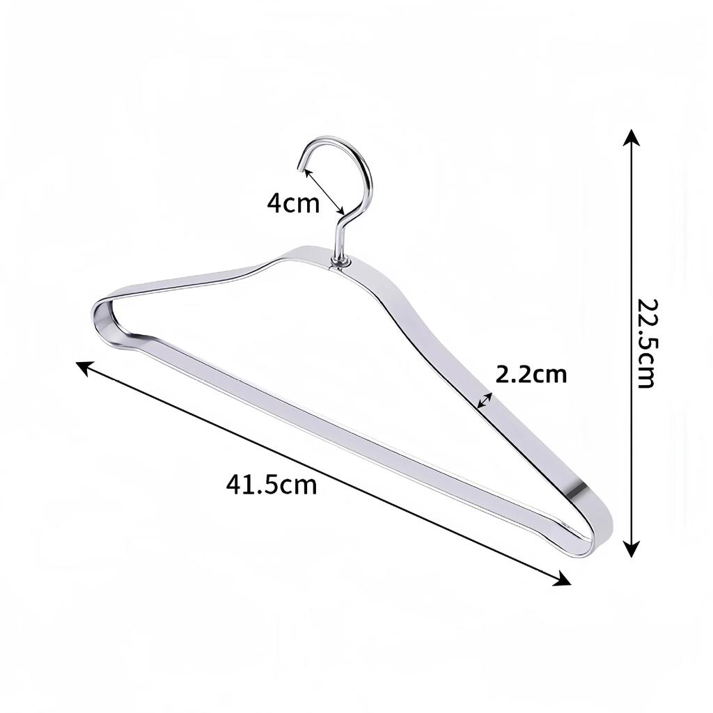 5/10PCS Premium Metal Coat Hanger,Luxury Hanger with 2.2cm Wide Shoulder for Closet,Gold Aluminum Alloy Clothes Rack for Sweater