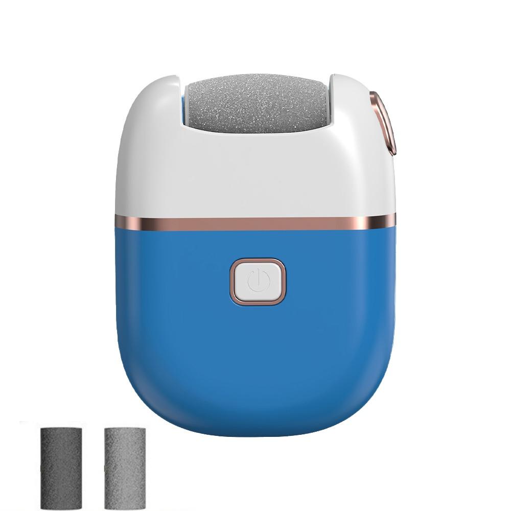 Rechargeable Callus Remover Portable Foot Trimmer Professional Electric Foot Grinder Household Use синий