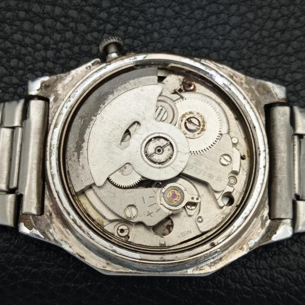 GENUINE VINTAGE SEIKO 5 AUTOMATIC 7019A JAPAN MENS ORIGINAL DIAL WATCH A702423-5