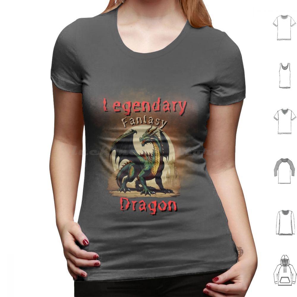 Funny Legendary Fantasy Dragon Cool Gift Mens Women T Shirt Cotton Men Women DIY Print Legendary Animals Mystic Dragon Mystic