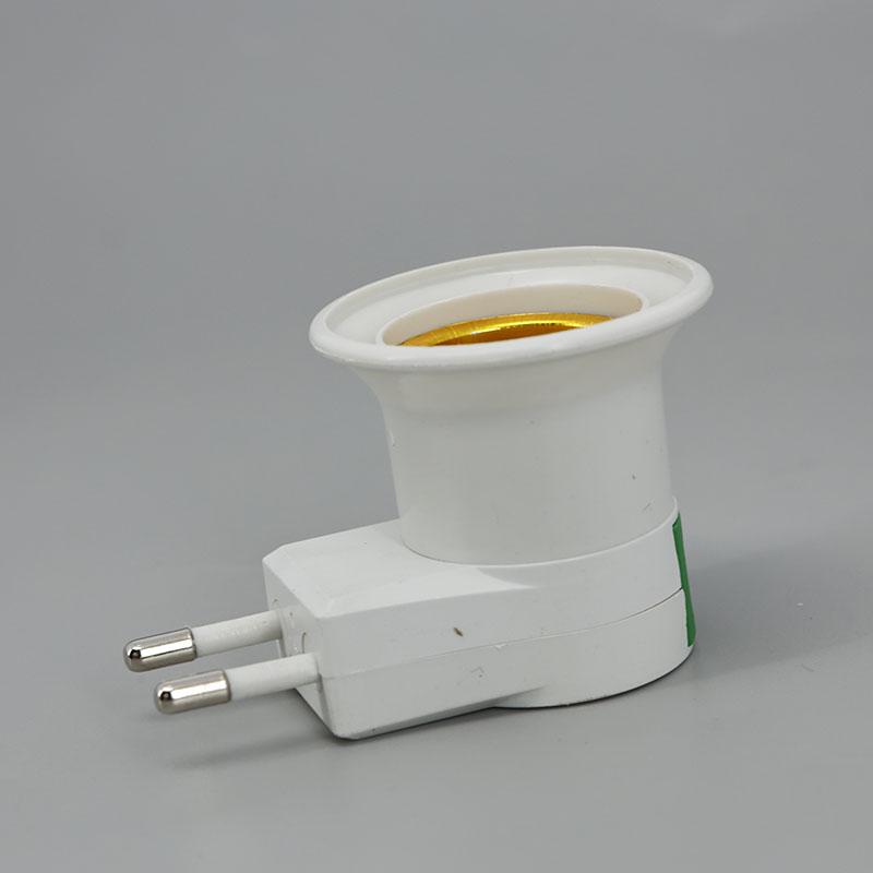 5 Stück LED-Lampenhalter E27 Sockel Konverter EU/US Stecker Buchse für Glühbirne Lichtadapter Mit EIN/AUS Schalter AC Strom