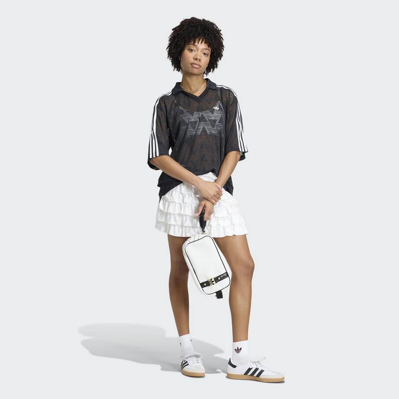 Adidas Originals Women's LACE JSY Short Sleeve Top