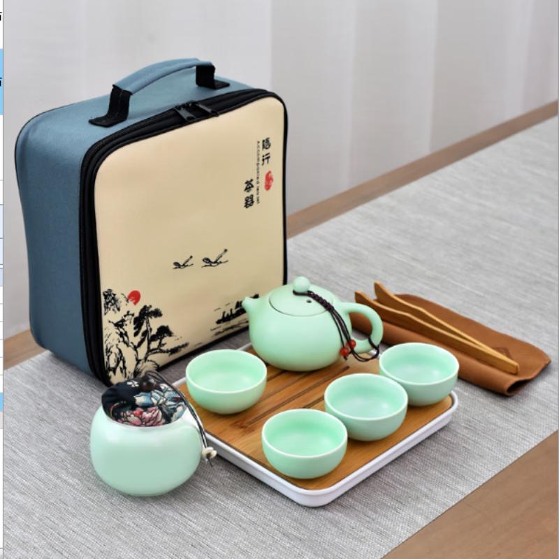 

Huaifeng Father s Day Black Ding Kiln Ceramic Tea Set