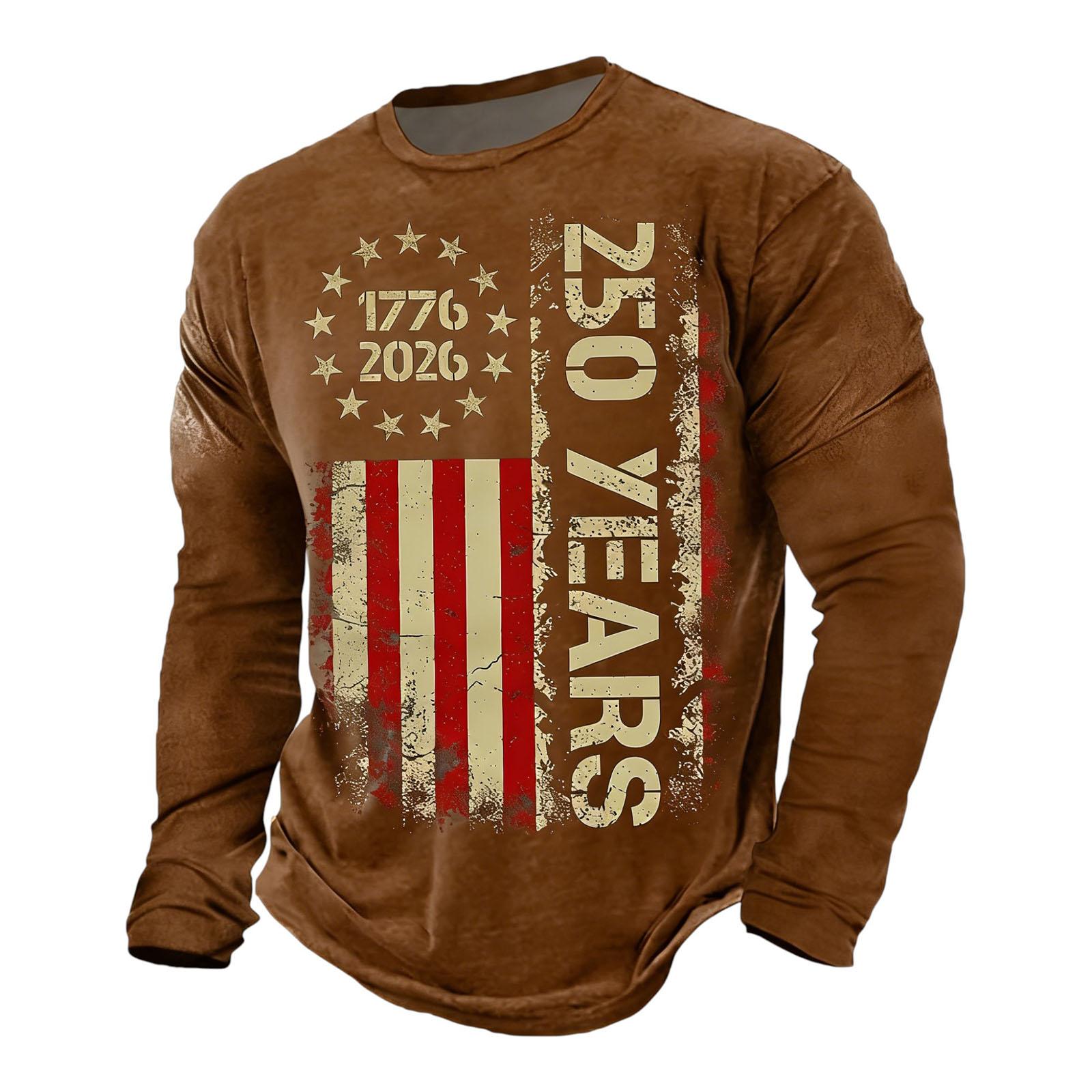 Men s Casual Round Neck Short Sleeve T-Shirt M