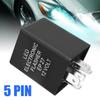Universial 5-pin LED Electronic Flasher Relay 12V EP26 EP27 Five-legged Car Steering Double Flashing LED Light Flashing Relay Relays 5