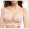 Plus Size Wirefree Adjustable Shaping Bra for Women - Thin, Large Bust Minimizer with Side Support and Anti-Sagging Features.