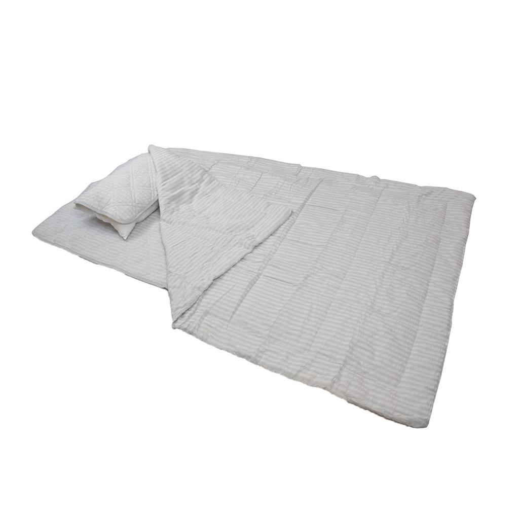Marushin Percy Grey Throw Blanket, Seer Weave, 296015700