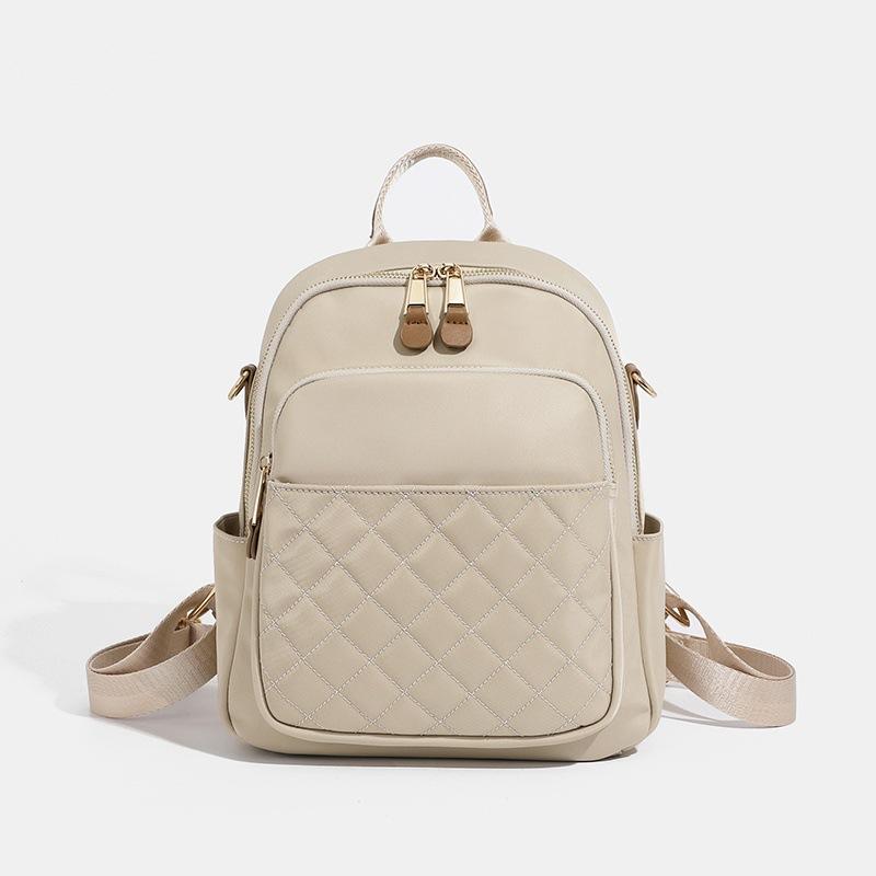 A Fashionable Diamond-shaped Double-shoulder Women's Outdoor Travel Bag