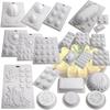 5pcs/Lot Various Chinese Festivals Theme PP Plastic Pudding Molds God of Longevity Ancient Gold Pig Fu Word Lotus Cake Maker DIY