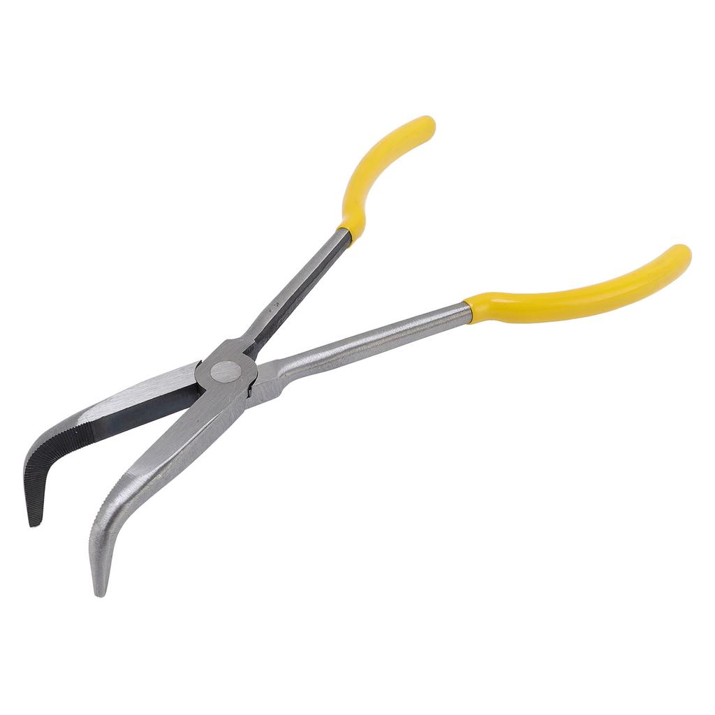 Long Reach Plier 11 Inch Extra Long Needle Nose Pliers 90 Degrees  Bent Nose Pliers with Comfort Grip