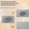 2pcs Bathroom Floor Mat Household Door Non-slip Stepping Foot Pad Bath Quick-drying Carpet