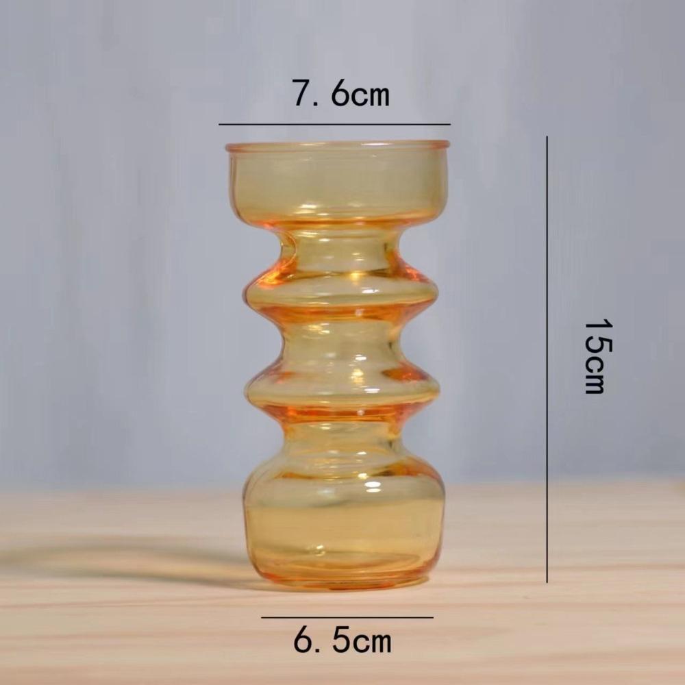 Colorful Vases Glass Ornaments Desktop Decorations Dried Flower Bouquets Living Rooms Flower Arrangements Vintage Vases