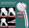 New High Pressure 4 Modes Adjustable Shower Head One Key Stop Water Saving Sprayer Rainfall Bath Showerhead Bathroom Accessories