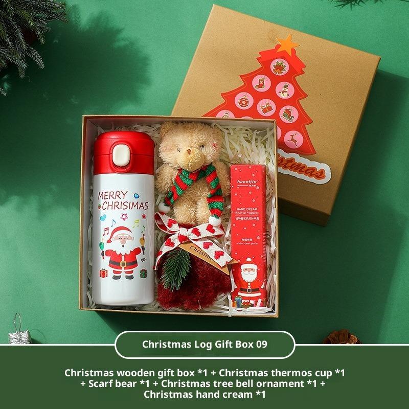 Thermos Cup Christmas Gift Box Set Scarf & Socks for Practical Holiday Corporate Gifts Party Favors Festive Gift Package