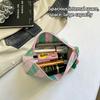 Striped Pvc Makeup Bag Waterproof Washable Zipper Cosmetic Pouch With Tassel Portable Travel Storage Hand Bag For Women Gift