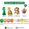 Cartoon Jungle Animal Balloon Set Monkey Leopard Safari Wild Birthday Party Decorat Baby Shower Jungle Party Home Deco Supplies