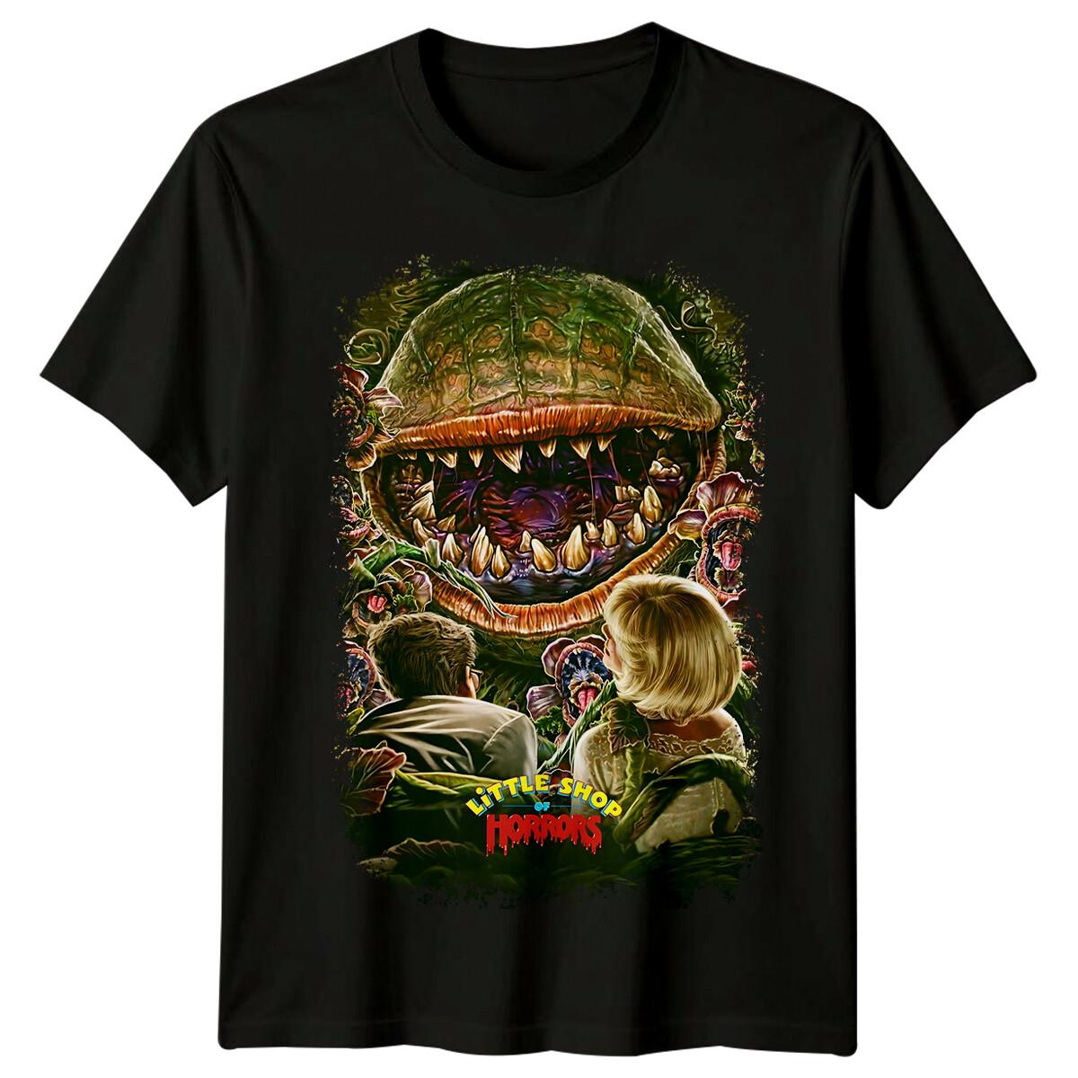 

Little Shop of Horrors (1986) Movie Poster Inspired T-Shirt Retro 80s Tee 5XL різнокольоровий