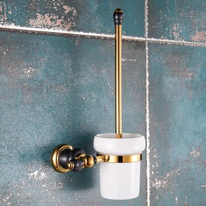 Brass Jade Towel Rack Gold Bathroom Shelf,Soap Holder Towel Rods,Towel Hanger Paper holder,Toilet Brush Holder Bathroom Hardware