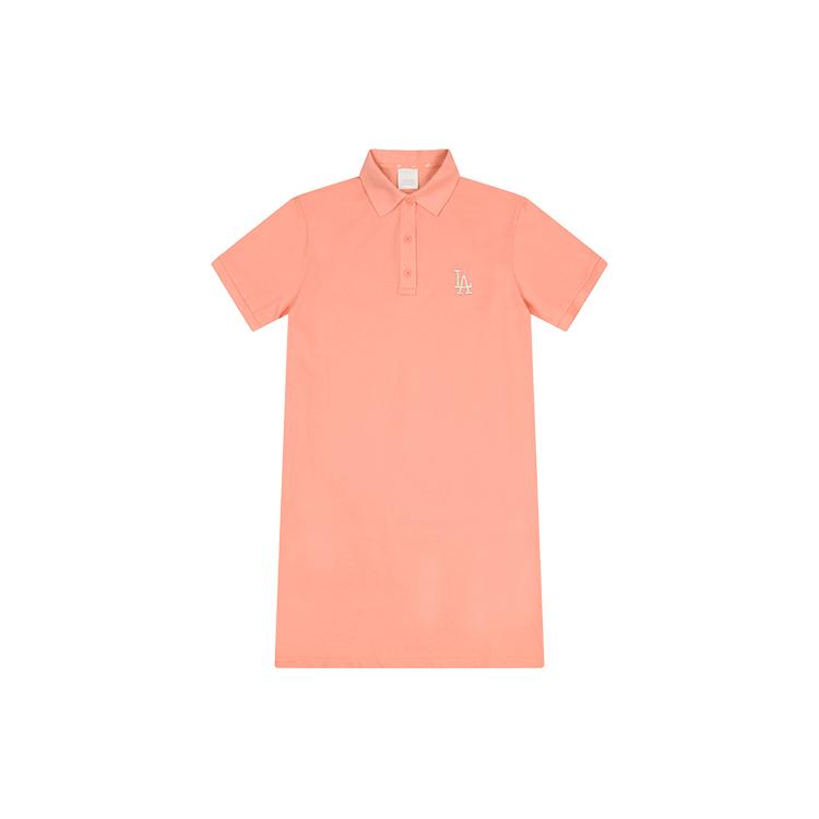 New MLB Short Sleeved Dresses Women's Pink 31OP12131-07P