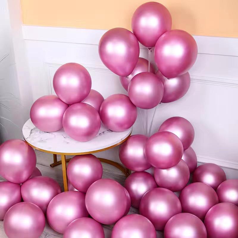 Metallic Latex Balloons - 5", 10", 12", 18" Party & Wedding Decorations