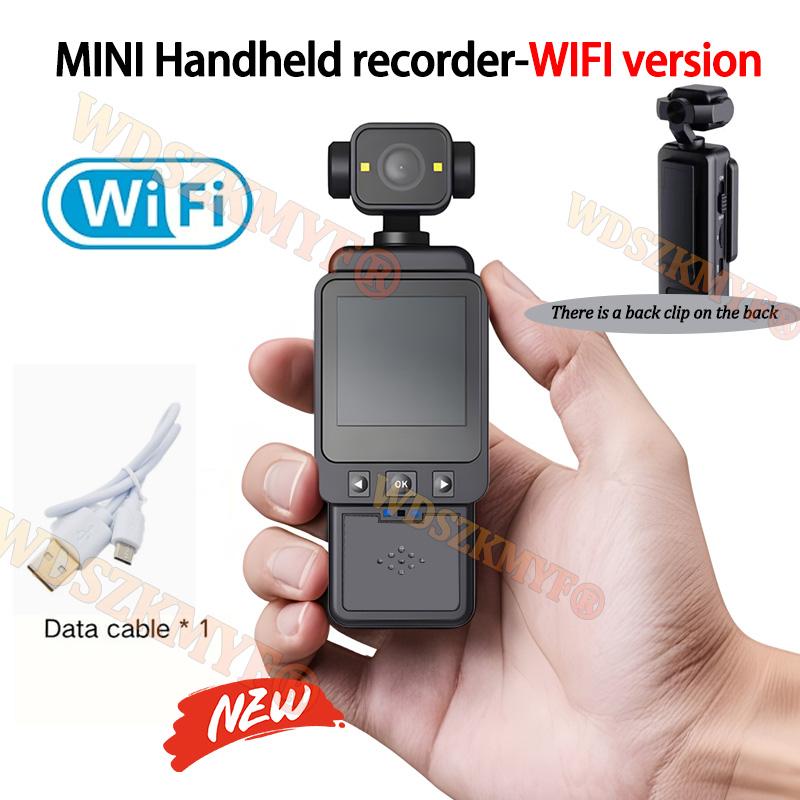 1080P Handheld Sports Pocket Camera HD Display 180° Rotatable WiFi Wireless Video Recorder Built-in Fill Light Motion Camera