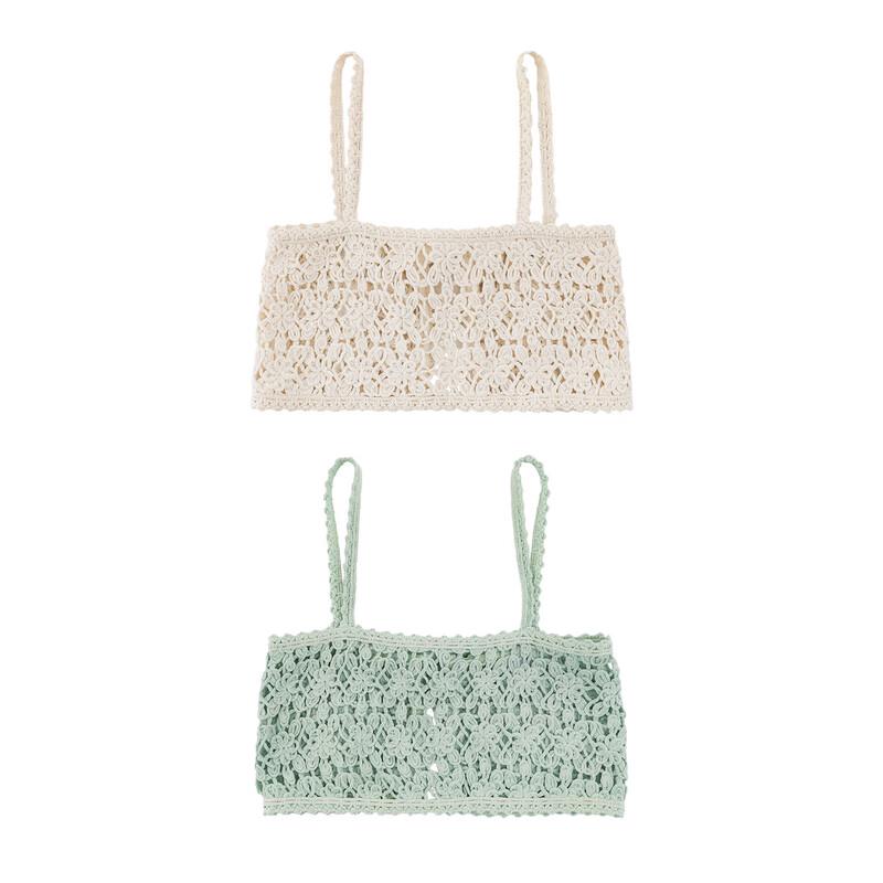 Girls' 2026 Spring Crochet Breathable Camisole