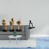 Resin Thinker Abstract Art Sculpture Tabletop Decorative Figurine Crafts Souvenirs Ornament for