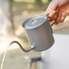 420ml Pour Over Coffee Kettle Outdoor Ti Pour Over Coffee Kettle Gooseneck Tea Kettle Folding Handle