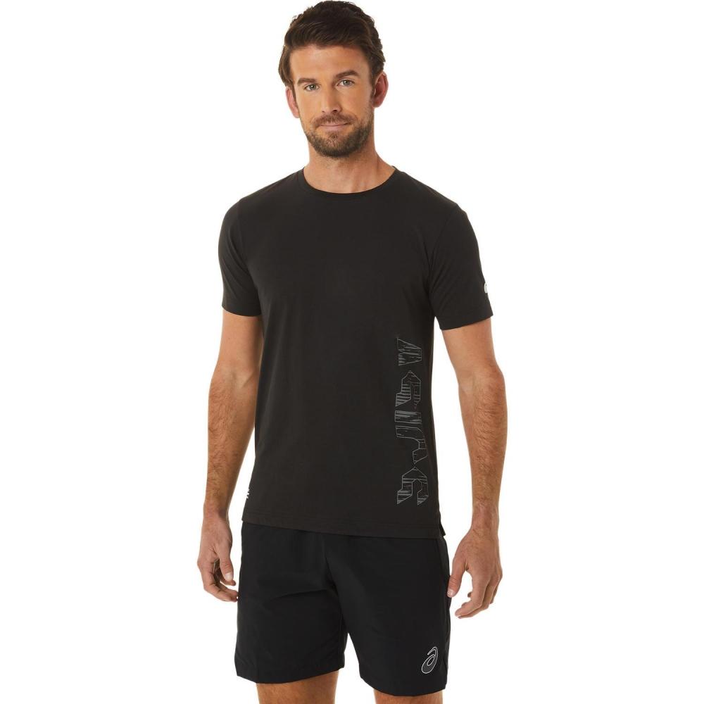 

Рубашка ASICS Dry из хлопка с коротким рукавом 2101A173.001 Pblack M