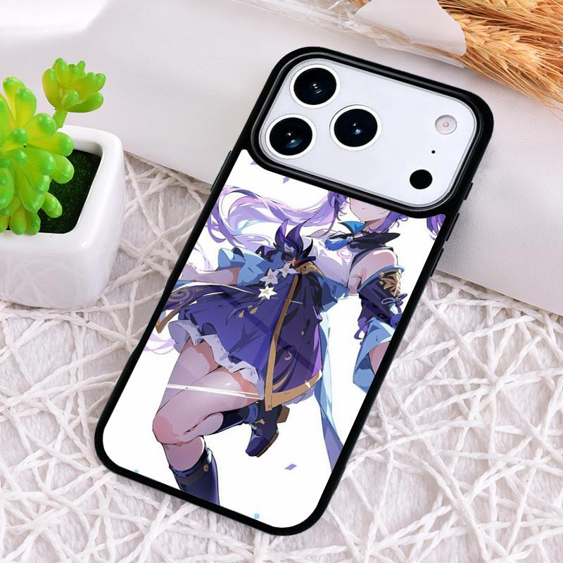 

Genshin Impact Keqing Phone Case for iPhone 17 Air 16 15 11 12 14 13 Pro Max Shockproof Cover iPhone 12